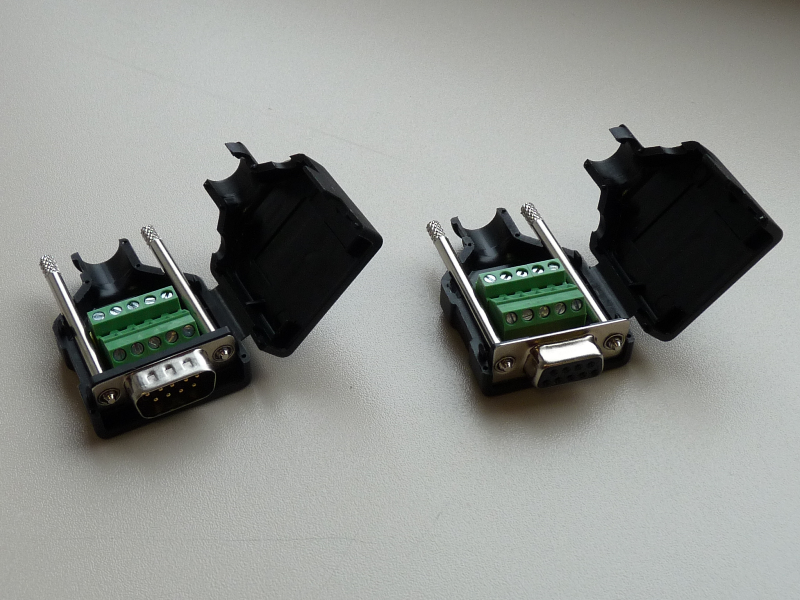 9 Pin Sub-D Stecker schraubbar CVD0118-9TB